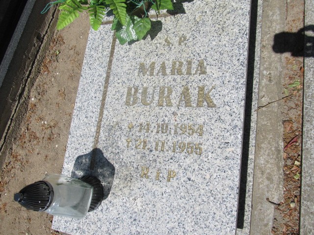 Maria Burak 1954 Brojce - Grobonet - Wyszukiwarka osób pochowanych