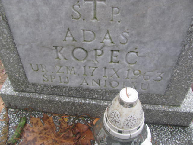 Adam Kopeć 1963 Brojce - Grobonet - Wyszukiwarka osób pochowanych